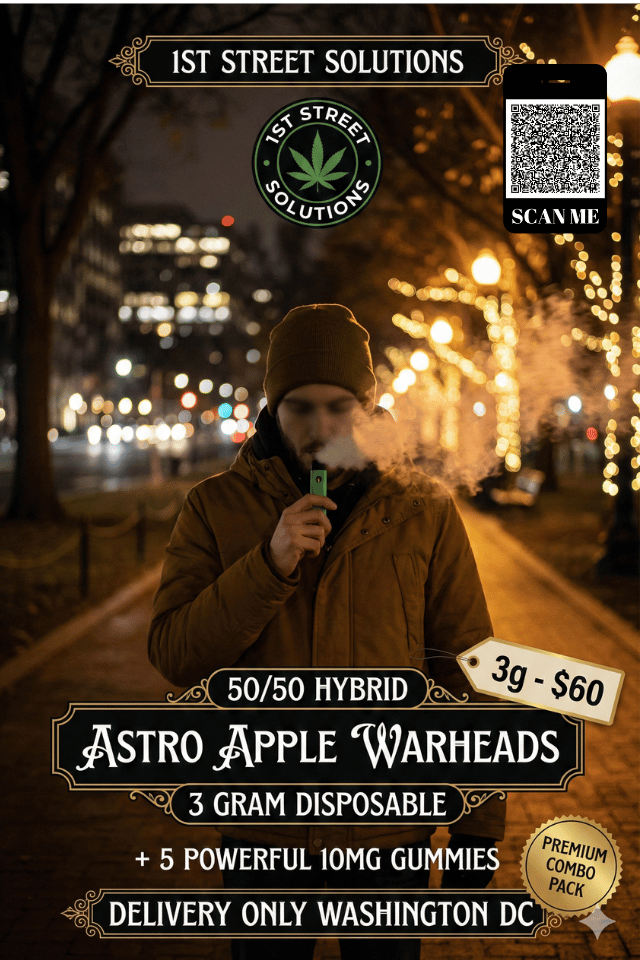 Artisanal Astro Apple Warheads | 50/50 Hybrid | DC Weed Delivery - Image 2