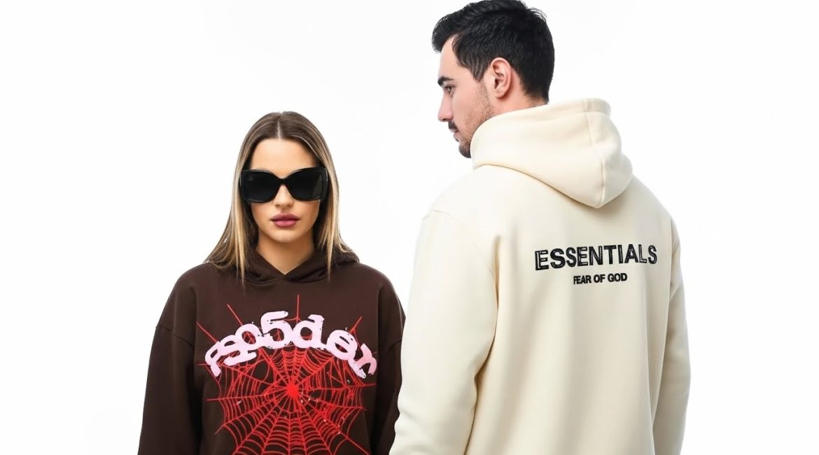 Essential & Sp5der Hoodie