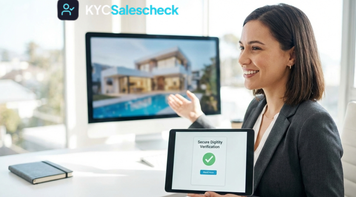 Real estate secure identity verification.