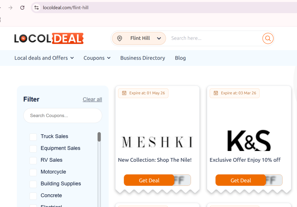 advertise small business in Flint Hill