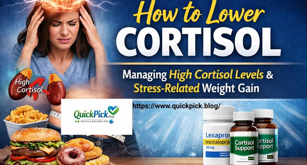 How to Manage High Cortisol Levels and Weight Gain