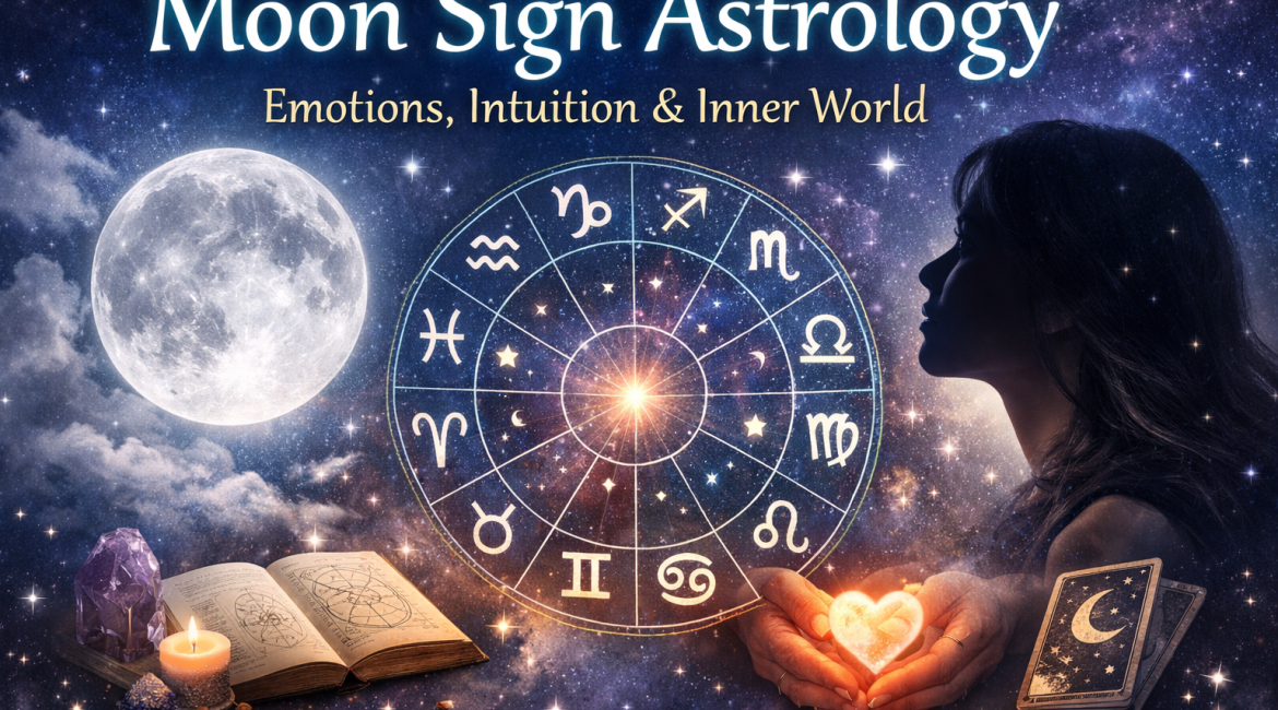 moon sign astrology chart showing emotional traits