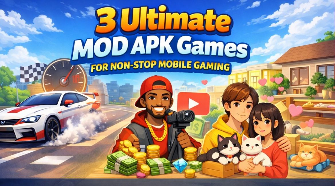 3 Ultimate Mod APK Games for Non-Stop Mobile Gaming