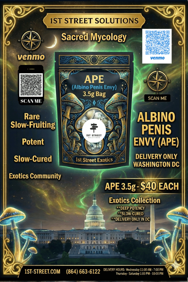 Albino Penis Envy (APE) 3.5g Bag – Fast DC Weed Delivery