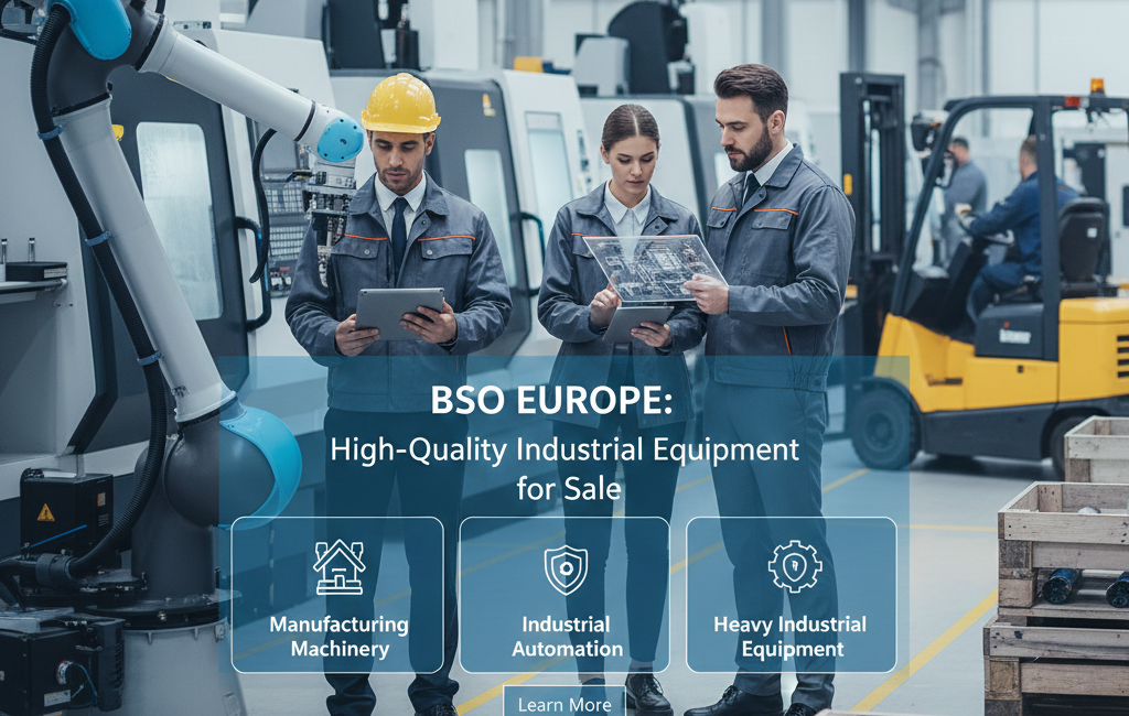 High-Quality Industrial Equipment for Sale | BSO Europe