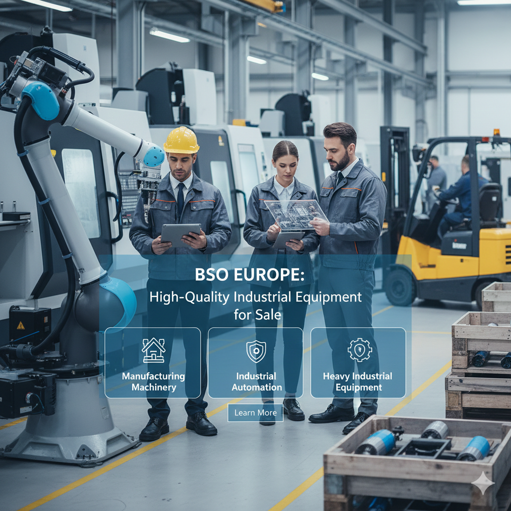 High-Quality Industrial Equipment for Sale | BSO Europe