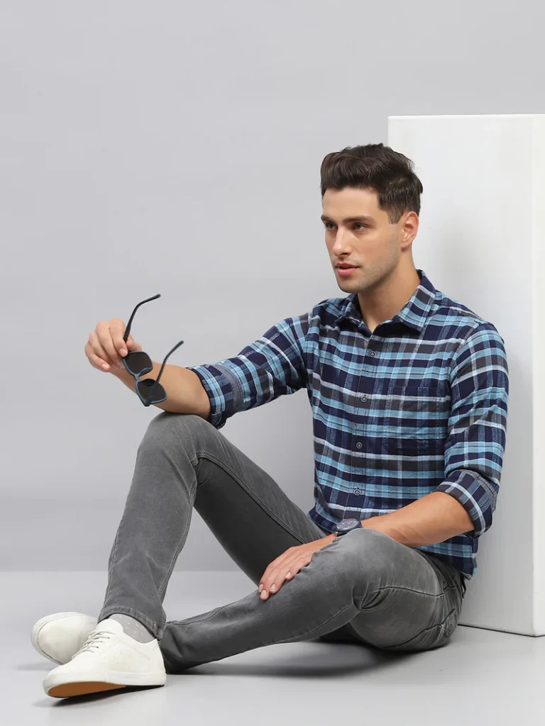 men cotton shirt with jeans