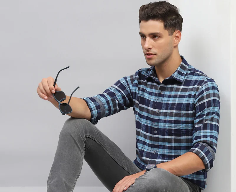 men cotton shirt with jeans