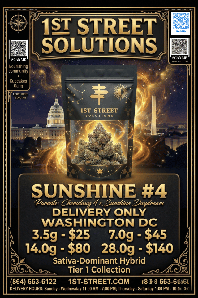 Sunshine #4 Product Flyer 1st-street.com