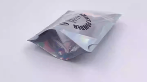 custom holographic mylar bags