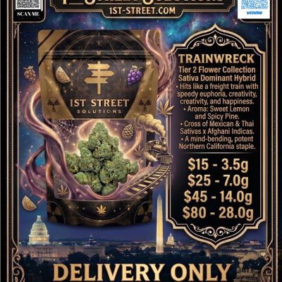 Trainwreck strain Sativa hybrid sweet lemon cannabis