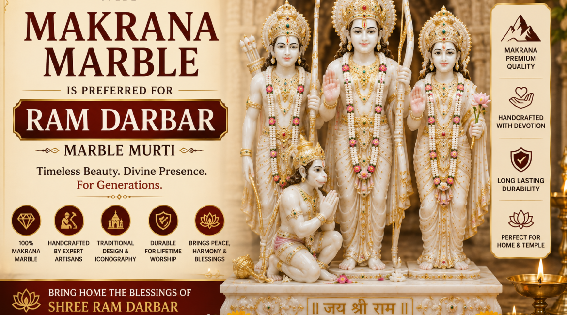 ram darbar marble murti