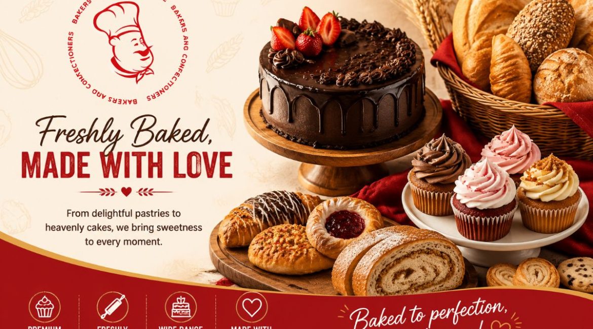Experience the true taste of handmade bakery goodness—fresh ingredients, authentic recipes, and irresistible flavors in every detail.