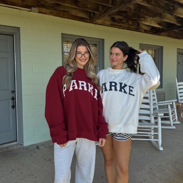 Benefits of shopping online for Parke sweatshirt