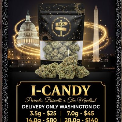 I-Candy strain DC Weed Delivery premium cannabis buds